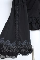 画像4: Ozz oneste / Circus Rose 姫袖カットソー  黒 Y-26-06-12-045-OO-BL-SZ-ZY (4)