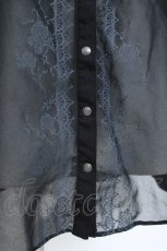 画像5: Ozz oneste / シフォンフリルブラウス  黒 Y-26-06-12-047-OO-TO-SZ-ZY (5)