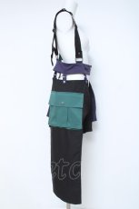 画像4: Ozz conte / 配色オーバースカート  黒×緑×紫 Y-26-06-12-056-OO-SK-SZ-ZY (4)