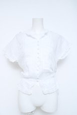 画像1: INGEBORG / セーラーカラーブラウス F 白 Y-26-06-12-007-LO-BL-SZ-ZY (1)