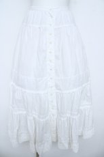 画像1: PINK HOUSE / ピコフリルスカート  白 Y-26-06-12-094-LO-SK-SZ-ZY (1)