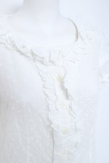 画像4: Angelic Pretty / ピュアカットボイルブラウス  白 Y-26-06-13-034-AP-BL-SA-ZY (4)