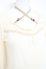 画像3: axes femme / ガーデンストラップインナートップス  生成り Y-26-06-13-039-AX-TO-SZ-ZY (3)