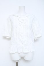 画像1: KETTY / セーラー襟半袖ブラウス  アイボリー Y-26-06-13-070-LO-BL-SA-ZY (1)