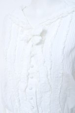 画像4: KETTY / セーラー襟長袖ブラウス M アイボリー Y-26-06-13-071-LO-BL-SA-ZY (4)