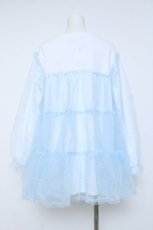 画像3: Fickle Bebe / チュールスウィッチロングT  サックス Y-26-06-13-072-LO-TO-SZ-ZY (3)