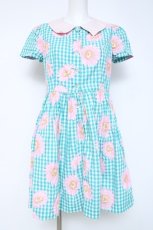 画像1: MILK / Summerフラワーワンピース  グリーン Y-26-06-13-089-ML-OP-SZ-ZY (1)