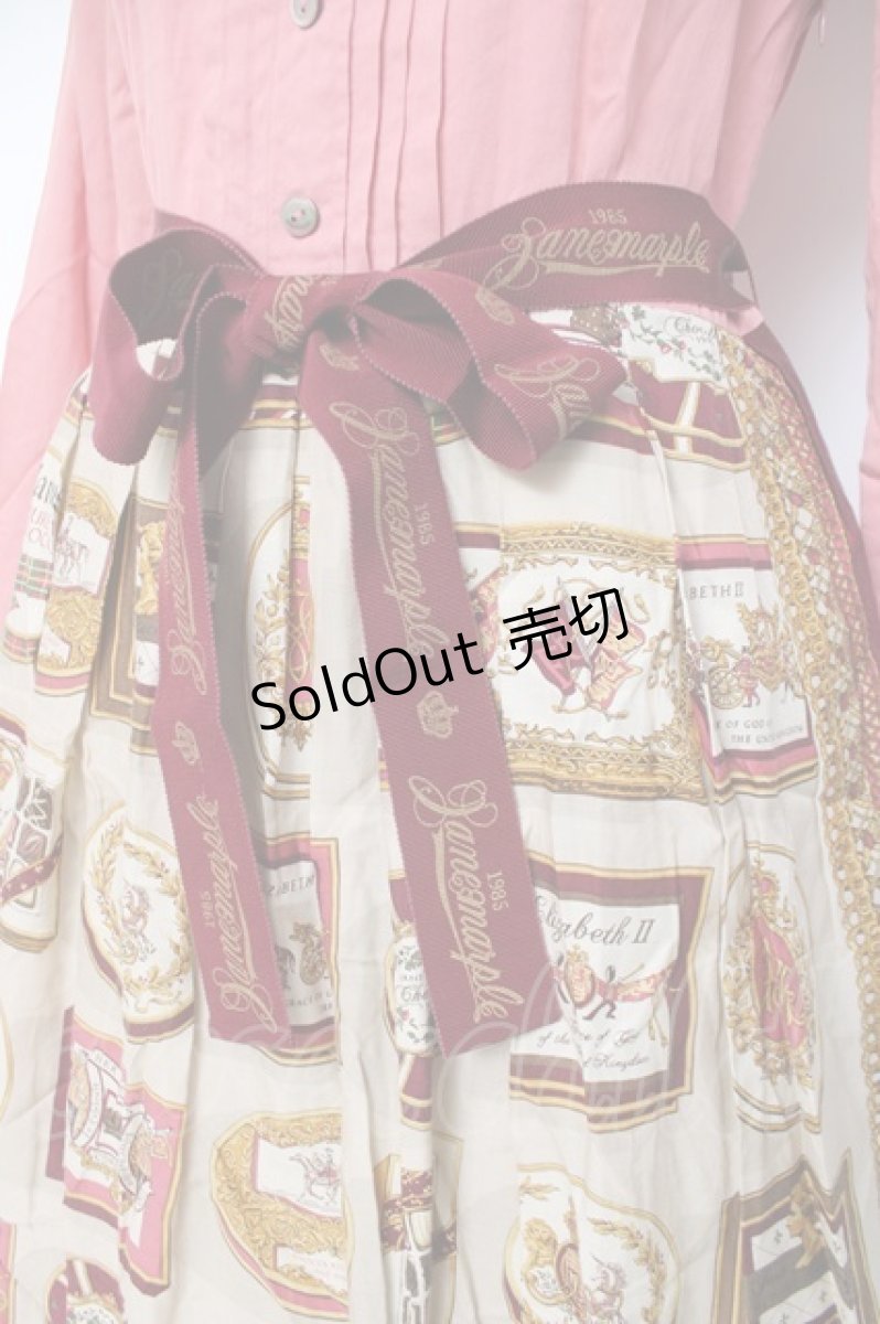 画像5: Jane Marple /Royal chocolateゲストドレス  アイボリーＸボルドー Y-26-06-13-098-JM-OP-SA-ZY (5)