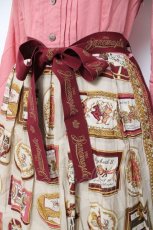 画像5: Jane Marple /Royal chocolateゲストドレス  アイボリーＸボルドー Y-26-06-13-098-JM-OP-SA-ZY (5)