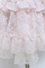 画像4: LIZ LISA / リボンベルトチュールスカート  ピンク Y-26-06-13-110-LO-SK-SZ-ZY (4)
