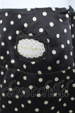 画像3: franche lippee black / ドット柄スカラップスカート S 黒 Y-26-06-13-114-LO-SK-SZ-ZY (3)
