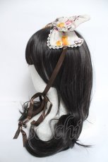 画像2: metamorphose / リスのお手紙リボンヘッドドレス  オフ Y-26-06-13-014-ME-AC-SZ-ZY (2)