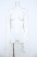 画像1: axes femme / フード付UVカットロングカーディガン F 白 Y-26-06-14-070-AX-TO-SZ-ZY (1)