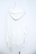 画像2: axes femme / フード付UVカットロングカーディガン F 白 Y-26-06-14-070-AX-TO-SZ-ZY (2)