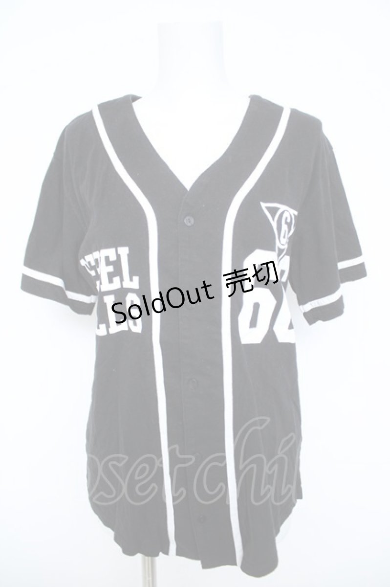 画像1: HELL CAT PUNKS / 66プリントBIGシャツ  黒 Y-26-06-14-082-PU-TO-SZ-ZY (1)