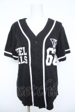 画像1: HELL CAT PUNKS / 66プリントBIGシャツ  黒 Y-26-06-14-082-PU-TO-SZ-ZY (1)