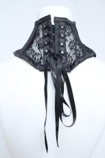 画像2: PureOne Corset Works / ネックコルセット  黒 Y-26-06-14-018-GO-ZA-SZ-ZY (2)