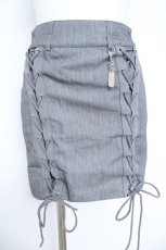 画像1: NieR Clothing / スピンドルスカート  グレー Y-26-06-14-166-PU-SK-SZ-ZY (1)
