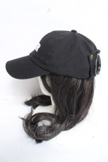画像2: NieR Clothing / ゴーグルキャップ  黒 Y-26-06-14-024-PU-ZA-SZ-ZY (2)
