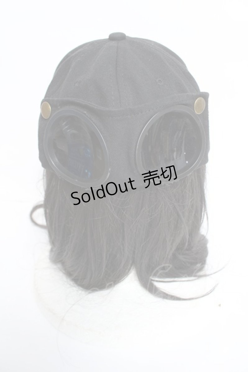 画像3: NieR Clothing / ゴーグルキャップ  黒 Y-26-06-14-024-PU-ZA-SZ-ZY (3)