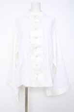 画像1: Hoshibako Works / 繁花集 刺繍ブラウス  白 Y-26-06-16-042-LO-BL-SZ-ZY (1)