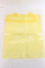 画像2: axes femme / ビニールトートバッグ  ブルー/イエロー Y-26-06-16-003-AX-BG-SZ-ZY (2)