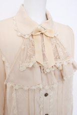 画像3: axes femme kawaii / 3wayジャボ付きブラウス  生成り Y-26-06-16-043-AX-BL-SZ-ZY (3)