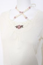 画像3: axes femme / ストラップ付きインナープルオーバー  生成り Y-26-06-16-067-AX-TO-SZ-ZY (3)