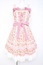 画像1: BABY,THE STARS SHINE BRIGHT / Rose de Rescht ジャンパースカート  ピンク Y-26-06-16-074-BA-OP-SZ-ZY (1)