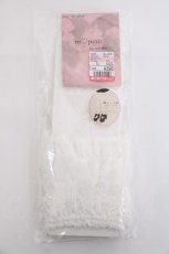画像1: m petit by misako / AMCC３段レース  中白 Y-26-06-16-009-LO-ZA-SZ-ZY (1)