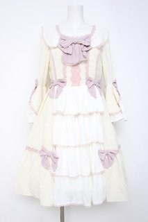 axes femme kawaii / メアリー姫袖ドレス 生成り Y-26-06-16-086-AX-OP