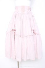 画像1: axes femme kawaii / ヴィンテージシフォンスカート  ピンク Y-26-06-16-094-AX-SK-SZ-ZY (1)