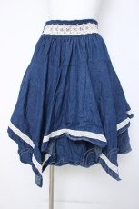 画像1: axes femme / デニム変形スカート M インディゴ Y-26-06-16-101-AX-SK-SZ-ZY (1)