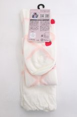 画像2: Lovely Tency / 眞白ありすコラボ/編み上げリボン風いちご柄オーバーニーソックス  淡桃 Y-26-06-16-015-LO-AC-SZ-ZY (2)