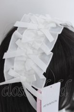 画像4: Chalmiere / フリルヘッドドレス  白 Y-26-06-16-001-AX-AC-SZ-ZY (4)