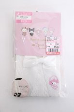 画像1: m petit by misako / AMマイメロリボンタイツ  中白 Y-26-06-16-019-LO-ZA-SZ-ZY (1)