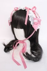画像1: BABY,THE STARS SHINE BRIGHT / Rose de Rescht ヘッドドレス  ピンク Y-26-06-16-002-BA-AC-SZ-ZY (1)