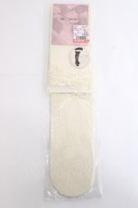 画像1: m petit by misako / AMOVKレーシーフリル  濃白 Y-26-06-16-026-LO-ZA-SZ-ZY (1)