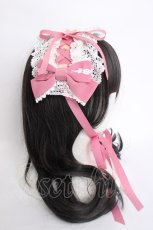 画像3: BABY,THE STARS SHINE BRIGHT / Rose de Rescht ヘッドドレス  ピンク Y-26-06-16-002-BA-AC-SZ-ZY (3)