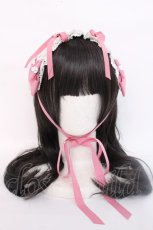 画像4: BABY,THE STARS SHINE BRIGHT / Rose de Rescht ヘッドドレス  ピンク Y-26-06-16-002-BA-AC-SZ-ZY (4)