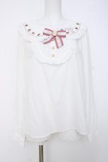 画像1: Amavel / Fancy Cookieブラウス  白 Y-26-06-16-039-CA-BL-SZ-ZY (1)