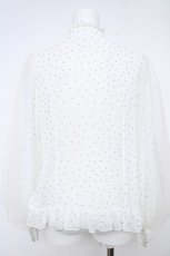画像2: Angelic Pretty / Twinkleロゴリボンブラウス  白 Y-26-06-18-057-AP-BL-SZ-ZY (2)