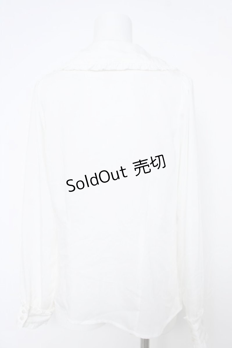 画像2: Ank Rouge / シンデレラ刺繍ブラウス  白 Y-26-06-18-058-CA-BL-SZ-ZY (2)