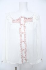 画像1: LIZ LISA / ヨークチュールブラウス  白 Y-26-06-18-060-LO-BL-SZ-ZY (1)