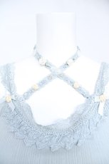 画像3: axes femme / バラクロスストラップキャミ  サックス Y-26-06-18-062-AX-TO-SZ-ZY (3)