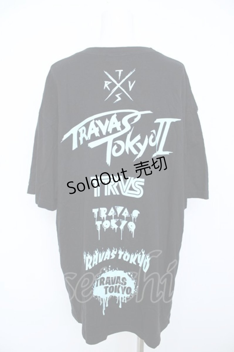画像2: TRAVAS TOKYO / Funny bear ビッグTシャツ F ブラック Y-26-06-18-078-PU-TO-SZ-ZY (2)