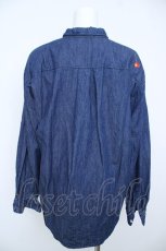 画像2: INGEBORG / チェリー刺繍デニムブラウス  インディゴ Y-26-06-18-086-LO-BL-SZ-ZY (2)