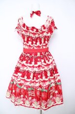 画像2: Angelic Pretty / Melty Berry Princessワンピース  赤 Y-26-06-18-098-AP-OP-SZ-ZY (2)