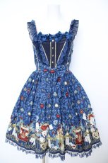 画像1: Angelic Pretty / Wonder Fortuneジャンパースカート  ブルー Y-26-06-18-103-AP-OP-SZ-ZY (1)