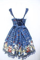 画像2: Angelic Pretty / Wonder Fortuneジャンパースカート  ブルー Y-26-06-18-103-AP-OP-SZ-ZY (2)